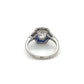 Platinum Ring With Old Miner Cut Cushion Diamond