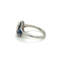 Platinum Ring With Old Miner Cut Cushion Diamond