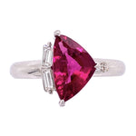 Load image into Gallery viewer, Platinum Shield Rubelite Tourmaline at Regard Jewelry in Austin, Texas - Regard Jewelry
