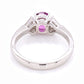 Platinum SPARK Pink Sapphire and Fancy Diamond Ring. s6.5 at Regard Jewelry in Austin, Texas - Regard Jewelry
