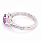 Platinum SPARK Pink Sapphire and Fancy Diamond Ring. s6.5 at Regard Jewelry in Austin, Texas - Regard Jewelry