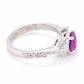 Platinum SPARK Pink Sapphire and Fancy Diamond Ring. s6.5 at Regard Jewelry in Austin, Texas - Regard Jewelry