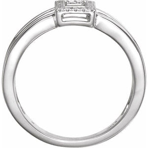 Rectangle Geometric Diamond Ring at Regard Jewelry in Austin, Texas - Regard Jewelry