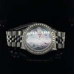 Load image into Gallery viewer, ROLEX DATEJUST 36 MM WITH AFTERMARKET DIAMOND BEZEL AT REGARD JEWELRY IN AUSTIN, TEXAS - Regard Jewelry

