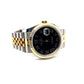 ROLEX DATEJUST BLACK DIAL TWO TONE, STAINLESS AND 18K YELLOW MENS WATCH AT REGARD JEWELRY IN AUSTIN, - Regard Jewelry
