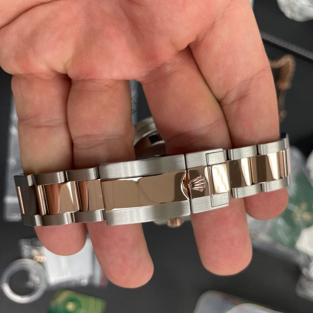 Rolex GMT Rootbeer Everose & Stainless 40mm Watch at Regard Jewelry in Austin, Texas - Regard Jewelry