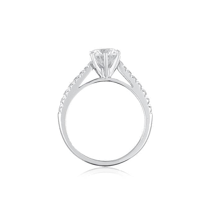 Ron Rosen French Cut Diamond Engagement Ring, Regard Jewelry, Austin Texas - Regard Jewelry