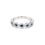 Load image into Gallery viewer, Sapphire and Diamond Band at Regard Jewelry in Austin, TX - Regard Jewelry
