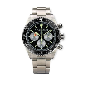 Seaholm Flats Chronograph Watch Black Dial at Regard Jewelry in Austin, Texas - Regard Jewelry