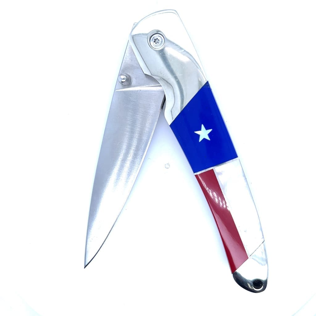 Single Sided Sided Patriotic Collection 4" Linerlock Knife at Regard Jewelry in Austin, Texas - Regard Jewelry