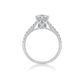 Six Prong Engagement Ring with Diamond Shank by Ron Rose at Regard Jewelry in Austin, Texas - Regard Jewelry