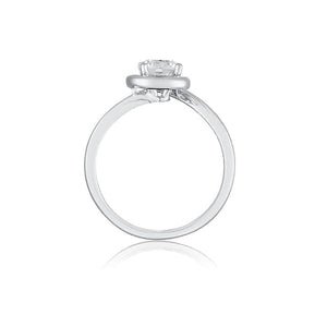 Solitaire Swirl Engagement Ring by Ron Rosen at Regard Jewelry in Austin Texas - Regard Jewelry