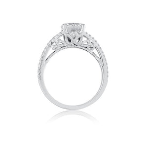 Split Shank Engagement Ring by Ron Rosen at Regard Jewelry in Austin, Texas - Regard Jewelry