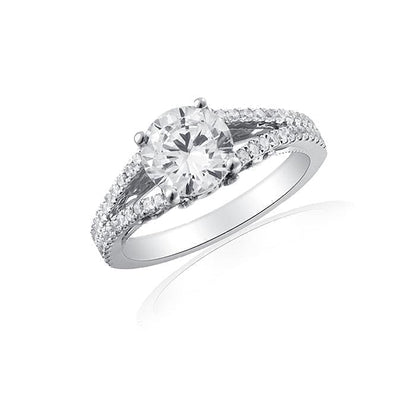 Split Shank Engagement Ring by Ron Rosen at Regard Jewelry in Austin, Texas - Regard Jewelry