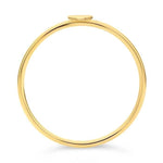 Load image into Gallery viewer, Stackable 14k Yellow Heart Ring at Regard Jewelry in Austin, Texas - Regard Jewelry
