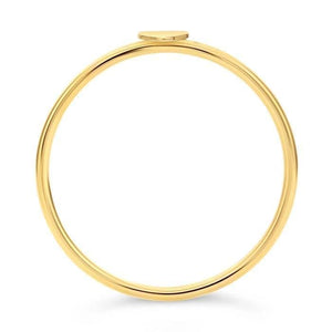 Stackable 14k Yellow Heart Ring at Regard Jewelry in Austin, Texas - Regard Jewelry