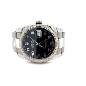 Stainless Rolex Datejust With Black Dial at Regard Jewelry in Austin, Texas - Regard Jewelry