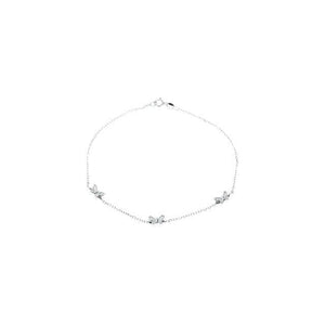 Sterling Silver Butterfly Anklet at Regard Jewelry in Austin, Texas - Regard Jewelry