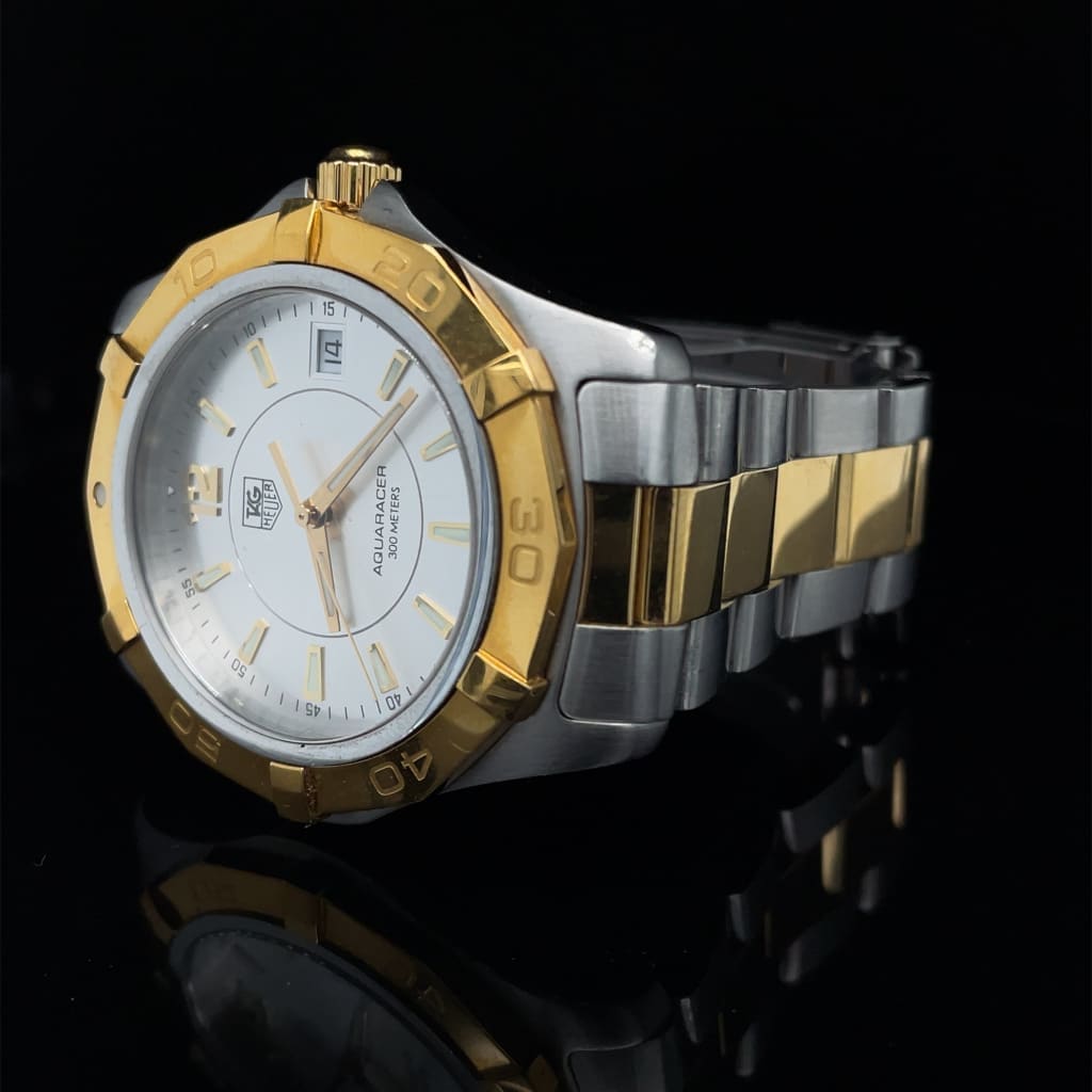 TAG Heuer Two-Tone Luxury Watch Regard Jewelry - TAG HEUER AQUARACER TWO TONE MEN main image 4
