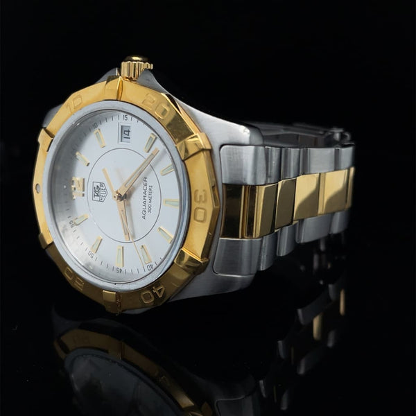 Regard Jewelry TAG HEUER AQUARACER TWO TONE MEN S WATCH AT