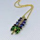 Texas Bluebonnet Necklace with Diamonds at Regard Jewelry in Austin, Texas - Regard Jewelry