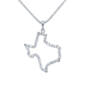 Texas Outline Necklace at Regard Jewelry in Austin, Texas - Regard Jewelry