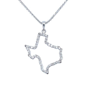Texas Outline Necklace at Regard Jewelry in Austin, Texas - Regard Jewelry