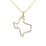 Load image into Gallery viewer, Texas Outline Necklace at Regard Jewelry in Austin, Texas - Regard Jewelry
