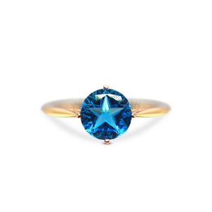 TEXAS STAR CUT BLUE TOPAZ RING IN AUSTIN, TX. - Regard Jewelry