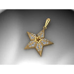 Load image into Gallery viewer, Texas Star Necklace at Regard Jewelry in Austin Texas - 14k

