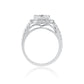Thin Cushion Shape Diamond Halo Ring by Ron Rosen at Regard Jewelry in Austin, Texas - Regard Jewelry