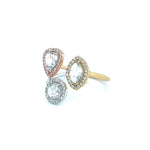 Load image into Gallery viewer, Three Stone Rose Cut Diamond Ring at Regard Jewelry in Austin, TX - Regard Jewelry
