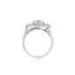Triple Halo Ring with Split Shank by Ron Rosen at Regard Jewelry in Austin, Texas - Regard Jewelry