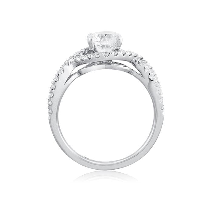 Twisted Halo Engagement Ring by Ron Rosen at Regard Jewelry in Austin Texas - Regard Jewelry