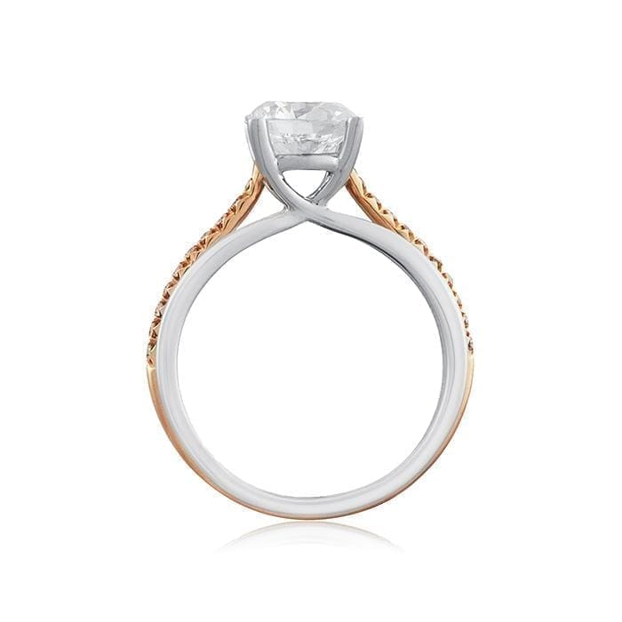 Two-Tone Engagement Ring by Ron Rosen at Regard Jewelry in Austin, Texas - Regard Jewelry