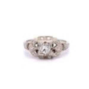 WG Art Deco Old European Diamond Ring at Regard Jewelry in Austin, Texas - Regard Jewelry