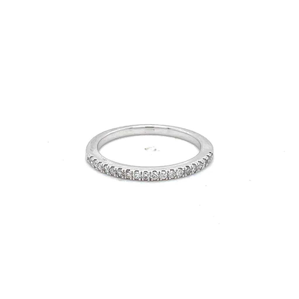 White Gold Anniversary Band with Diamonds at Regard Jewelry in Austin, Texas - Regard Jewelry
