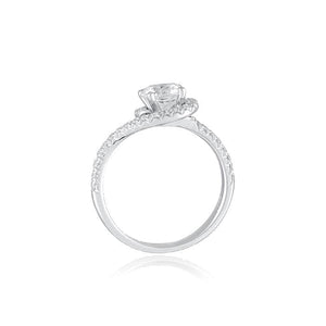 Wrap Around Diamond Engagement Ring by Ron Rosen at Regard Jewelry in Austin Texas - Regard Jewelry