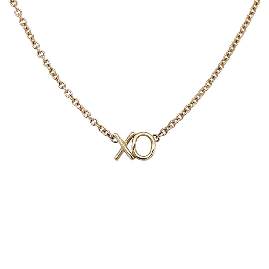 'XO' SOLID GOLD NECKLACE AT REGARD JEWELRY IN AUSTIN, TEXAS - Regard Jewelry