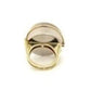 YG Rock Crystal Quartz and Diamond Dome Ring at Regard Jewelry in Austin, Texas - Regard Jewelry