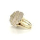 YG Rock Crystal Quartz and Diamond Dome Ring at Regard Jewelry in Austin, Texas - Regard Jewelry