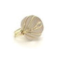 YG Rock Crystal Quartz and Diamond Dome Ring at Regard Jewelry in Austin, Texas - Regard Jewelry